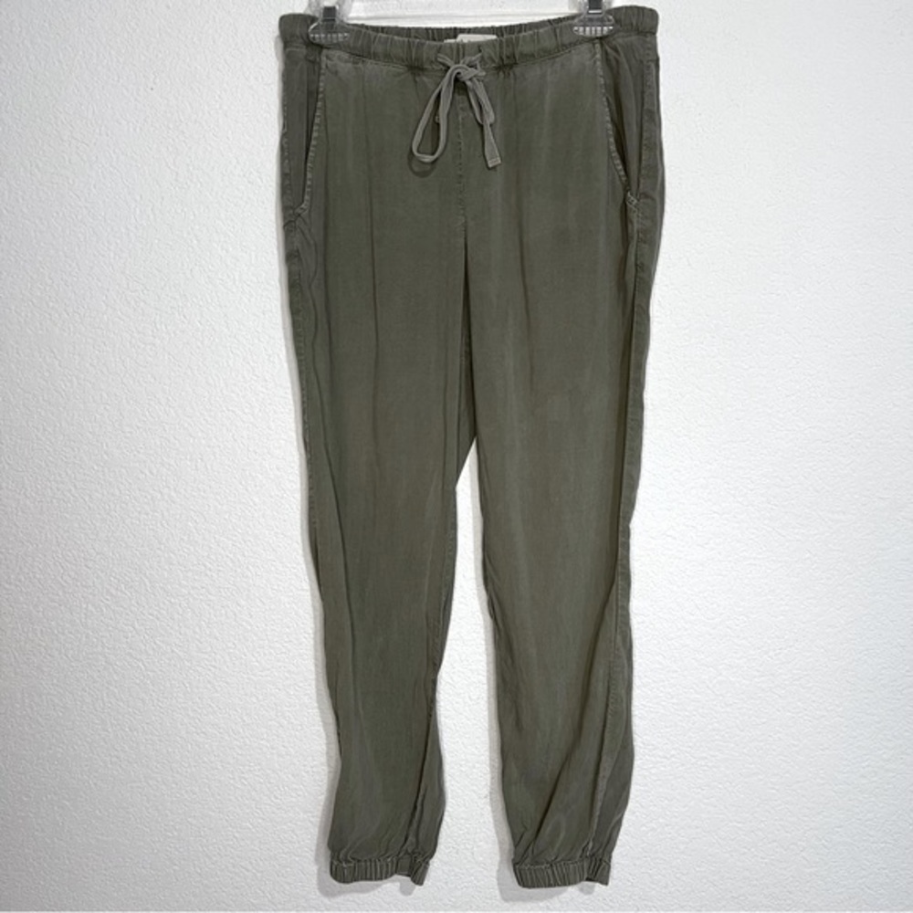 Anthropologie Cloth & Stone Olive Khaki Green Drawstring Everyday Jogger Pant XS - Picture 2 of 11
